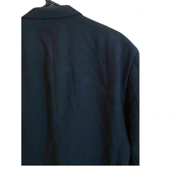 Pronto Uomo Black Wool Blend Suit Jacket Size 48R - Picture 5 of 8